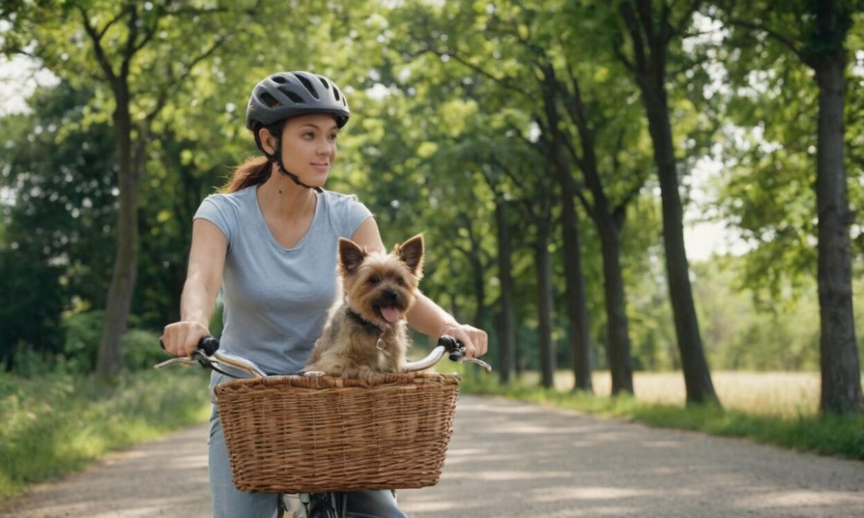 Jak jeździć z psem na rowerze