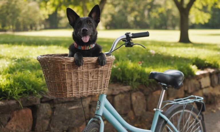 Jak wozić psa na rowerze