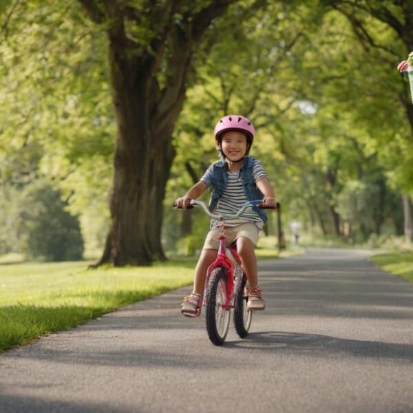 Kiedy dziecko jeździ na rowerze